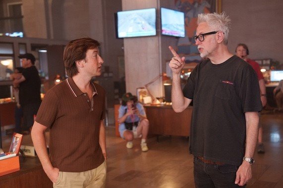 James Gunn and Skyler Gisondo
